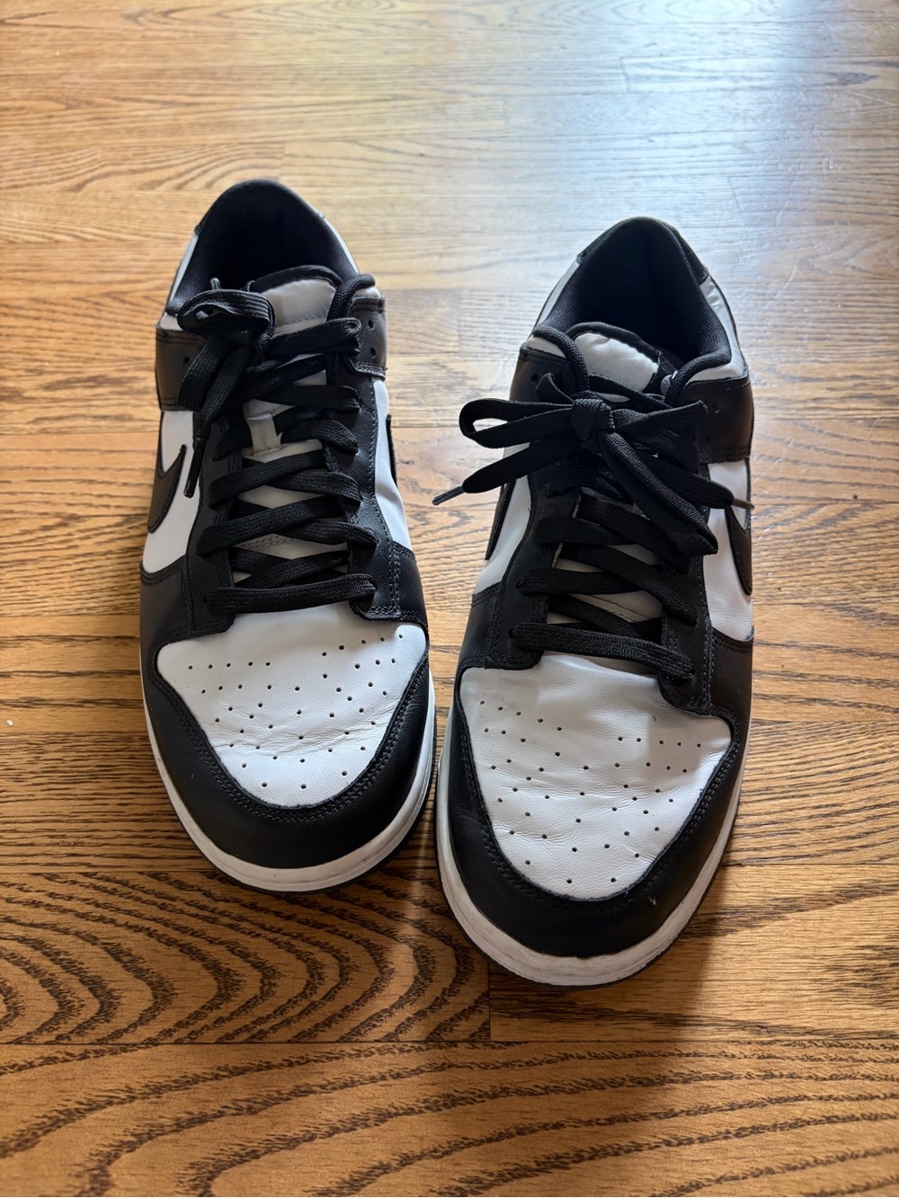 Nike Dunk Sneakers Low Top Black White Dunks Pandas